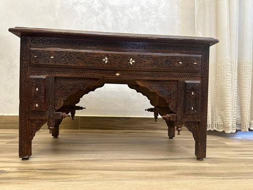 Rare antique syrian - syrian, pedestal