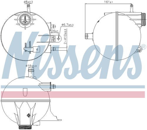 Nissens coolant expansion - nissens,