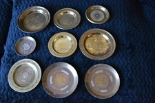 9 Vintage Brass  Small Pin