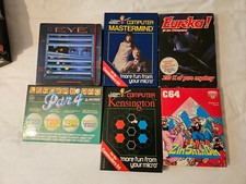 Commodore C64/128 Games Joblot x 6 *Untested* Big Box, Contents as Pictured