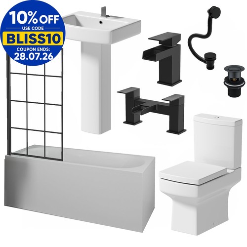 1700mm bathroom suite - 1700mm,