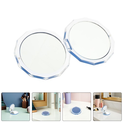 Blue foldable mini makeup - blue,