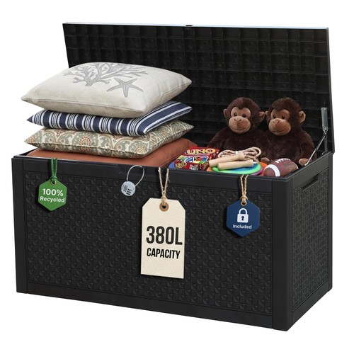 380l recycled rattan effect - recycled,