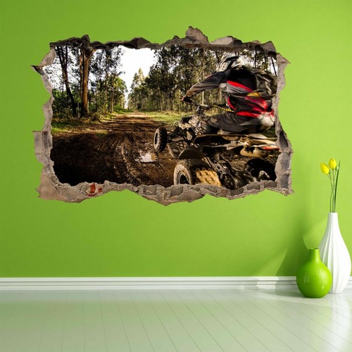 Quad bike off road sports - road, 3d
