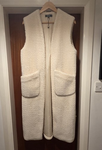 Missguided fleece long gilet - missguided,