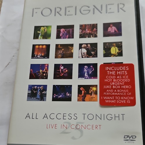 Foreigner all access tonight - all,