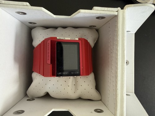 Diesel red silicone digital - red,