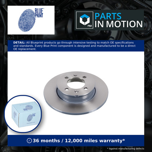 Brake discs pair solid fits - discs,