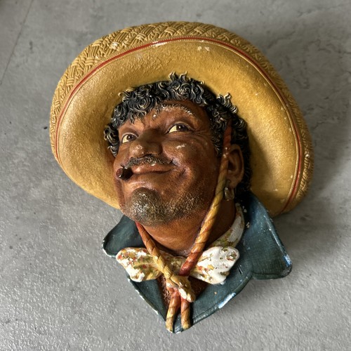 Bossons chalkware heads - bossons,