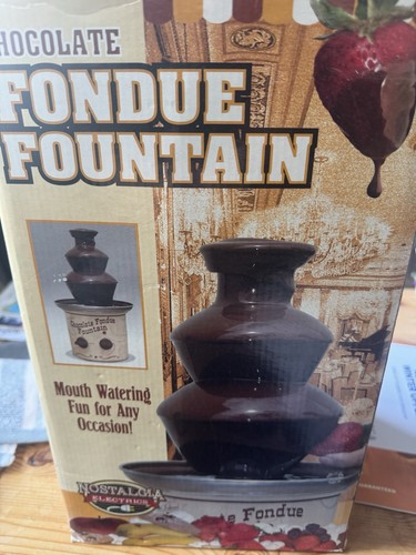 Chocolate fondue fountain - chocolate,