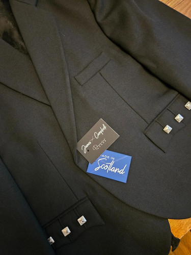 Black argyll jacket - argyll, &
