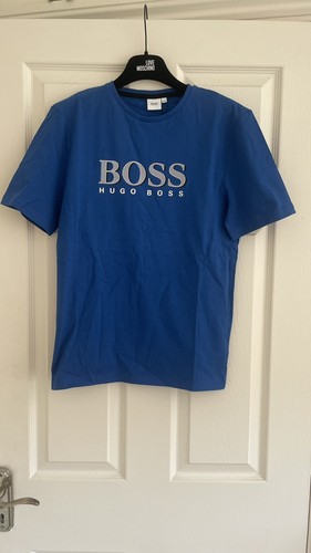 Hugo boss blue shirt - boss, t-shirt