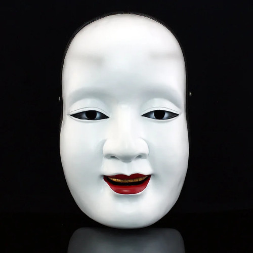Japanese noh mask - mask, sanjuro