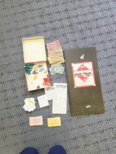 Vintage waddingtons monopoly - vintage,