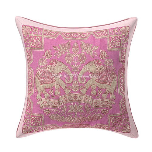 Brocade throw pillow - pillow, cover