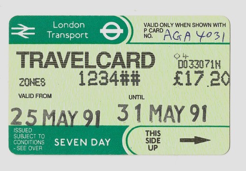 London transport travelcard - travelcard,
