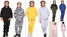 Boys Girls Kids Uniform 2set