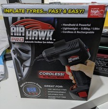 Air Hawk Pro Automatic Cordles Tyre Inflater with Digital Pressure Gauge