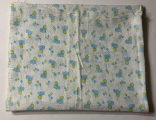 Vintage blue white yellow