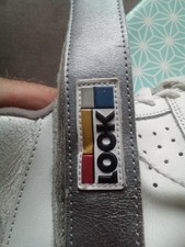 Vintage Look cycling shoes/boots UK 11 US 12, very good condition, white Leather