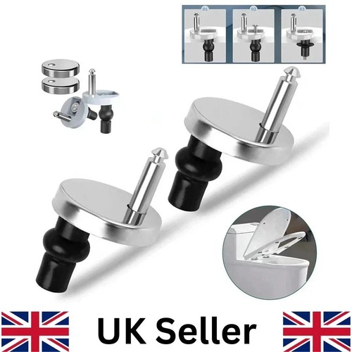 Toilet seat hinges soft - 2x,