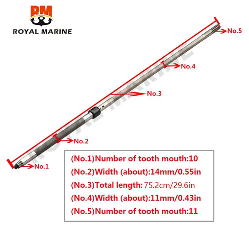 Boat engine drive shaft - engine,
