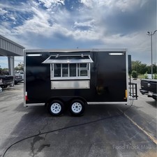 Black Mobile Food Trailer