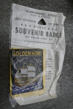 Golden Hind Woven Cloth Patch Badge (L43S)