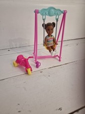 Barbie Baby Babies Doll On Swing
