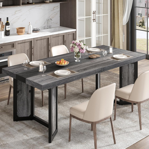 Rustic industrial dining - rustic,