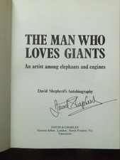 SIGNED DAVID SHEPHERD BOOK THE