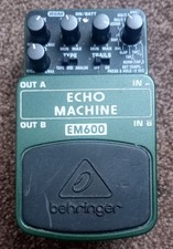 Behringer EM600 Echo Machine Stereo Pedal