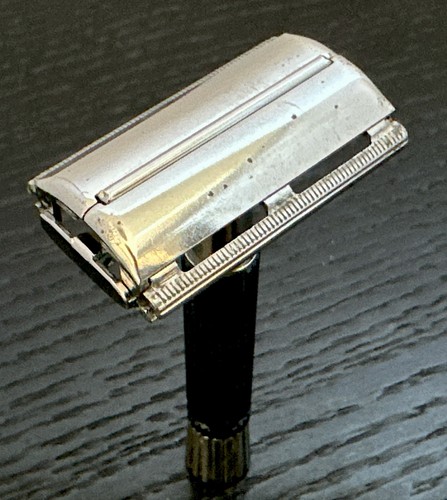 Vintage gillette black - black, handle