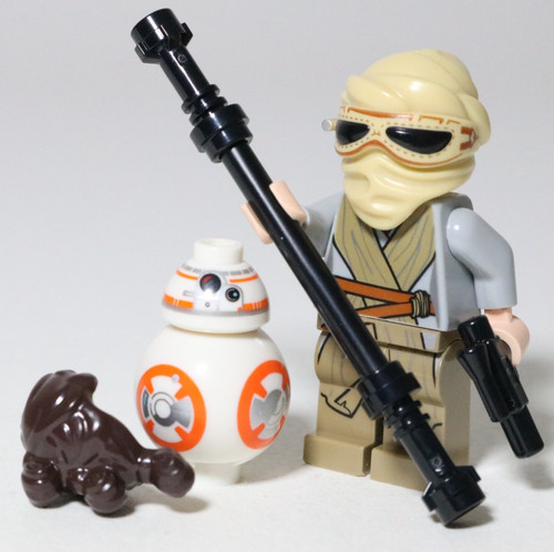 Lego rey minifigure - rey, bb-8