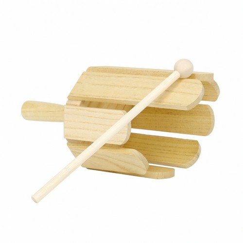 Wooden xylophone with mallets - wooden,
