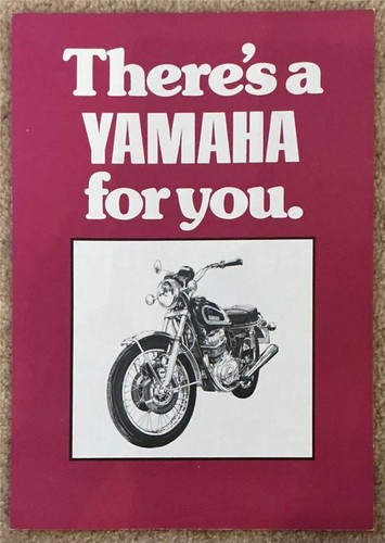 Yamaha range motorcycle - yamaha, sales