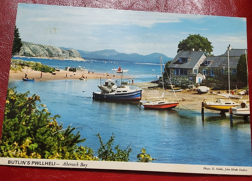 Butlins pwllheli postcard - butlins,