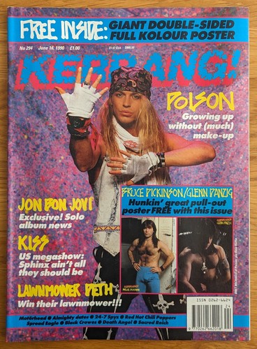 Poison kerrang issue 294 june - issue,