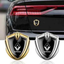 1PC 3D Metal Car Side Fender Sticker Shield Emblem Badge For Renault DACIA