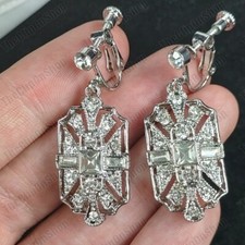 CLIP ON art deco vintage style