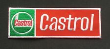 BIG CASTROL OIL GAS FUEL GASOLINE MOTOR RACING BIKE CAR BADGE IRON SEW ON PATCH