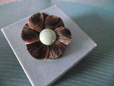 ANTIQUE - DEER SKIN PIN/BROOCH