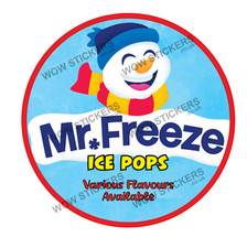 Ice cream van sticker Mr