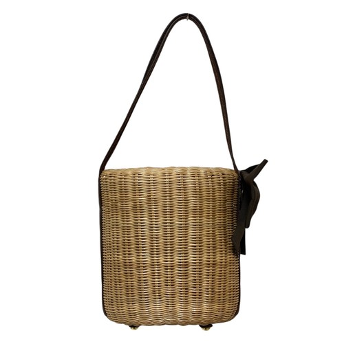 Harrods ribbon basket bag - basket,