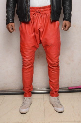 New mens leather - mens, red