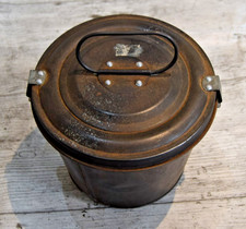 Vintage tin cake mould steamed - vintage,
