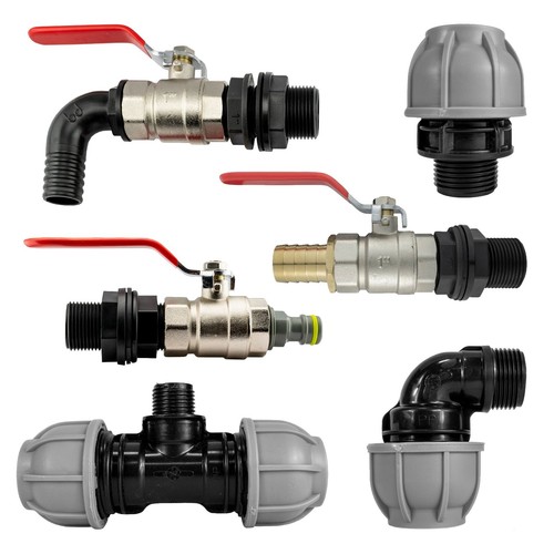Bsp water butt - 1", /tank