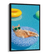 FUNNY CAT WITH SUNGLASSES IN