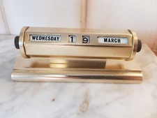 Vintage perpetual calendar, desk item