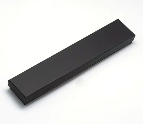 Black long cardboard box - black,